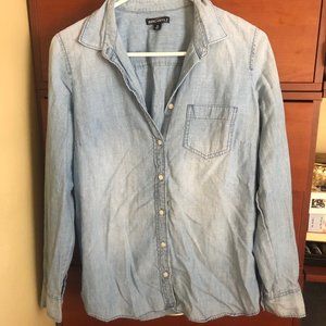 J.Crew Mercantile chambray shirt, M